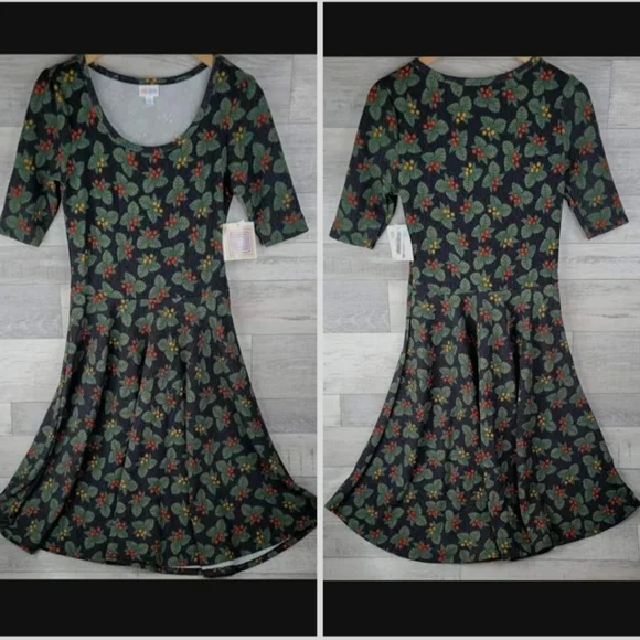 white christmas dresses Holly Set – lularoe main image 1